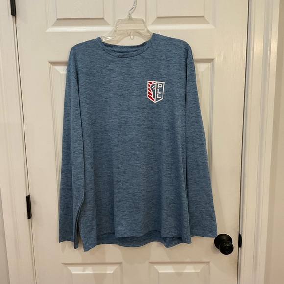Vineyard Vines Other - Men’s Vineyard Vines Performance Heathered Blue Crew